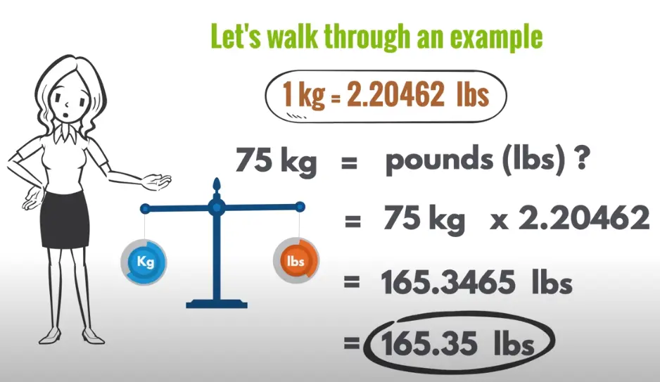 Kg to lbs Conversion